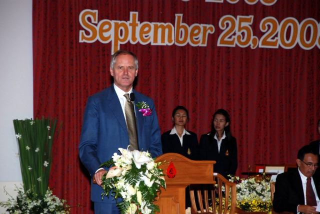 The Austria Ambassador to Thailand/ His Excellency Arno Riedel เอกอัครรชทูตออสเตรียประจำประเทศไทย กล่าวแสดงความยินดี