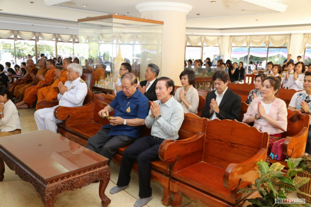 ประธานในพิธีกรวดน้ำ