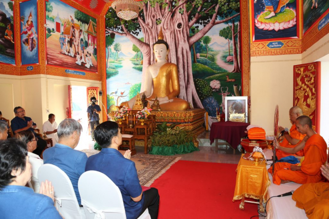 ประธานสงฆ์อปโลกน์กฐิน และพระสวดกฐิน