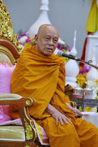 สมเด็จพระวันรัต วัดบวรนิเวศวิหาร กล่าวสัมโมทนียกถา