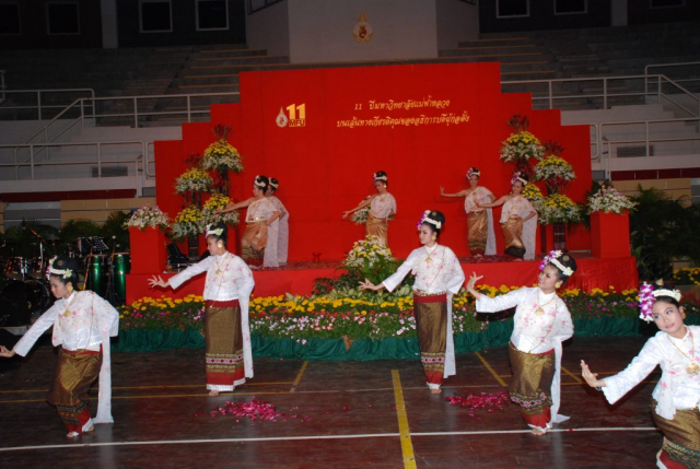บรรยากาศงานเลี้ยงรับรองภาคค่ำ ณ อาคารเฉลิมพระเกียรติฯ