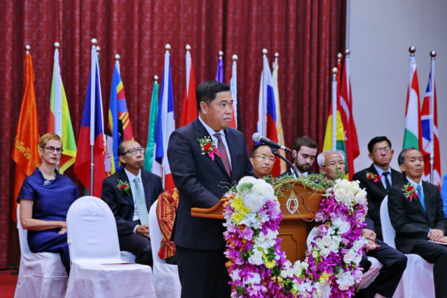 H.E. Mr. Haji Ismail bin Haji Abd Manap เอกอัครราชทูตบรูไน กล่าวสุนทรพจน์ / แสดงความยินดี