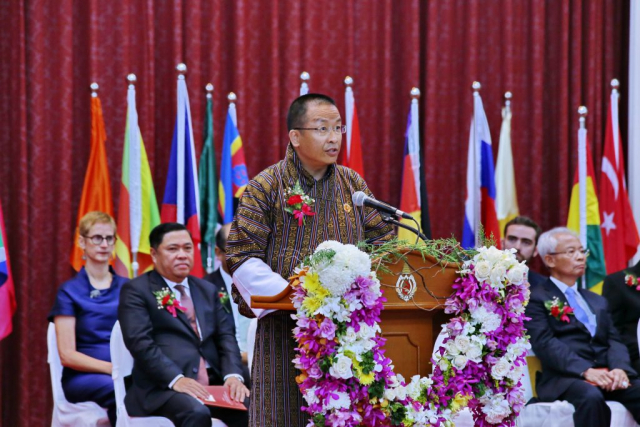 H.E. Mr. Tshewang C. Dorji เอกอัครราชทูตภูฏาน กล่าวสุนทรพจน์ / แสดงความยินดี