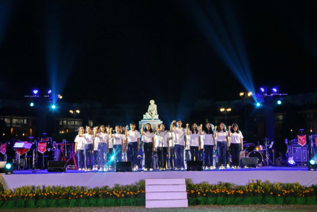 การแสดงเปิดกิจกรรม “งานวันชัย” ชื่อชุด “แดนสวรรค์ ม.แม่ฟ้า”