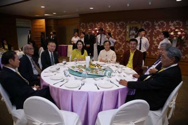 งานเลี้ยงรับรอง ณ ห้องประชุมเชียงแสน อาคารสำนักงานอธิการบดี