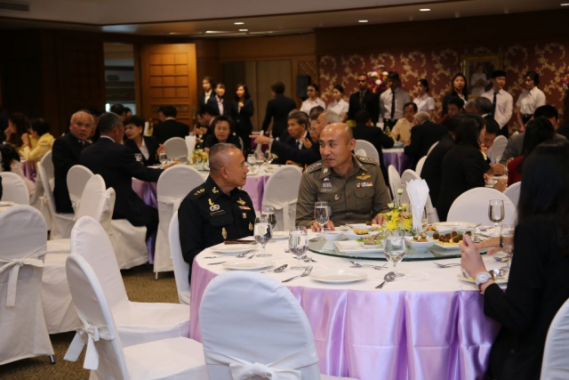 งานเลี้ยงรับรอง ณ ห้องประชุมเชียงแสน อาคารสำนักงานอธิการบดี