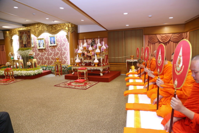 บรรยากาศพิธีบำเพ็ญกุศลเนื่องในโอกาสครบ 1 ปี แห่งการสวรรคต