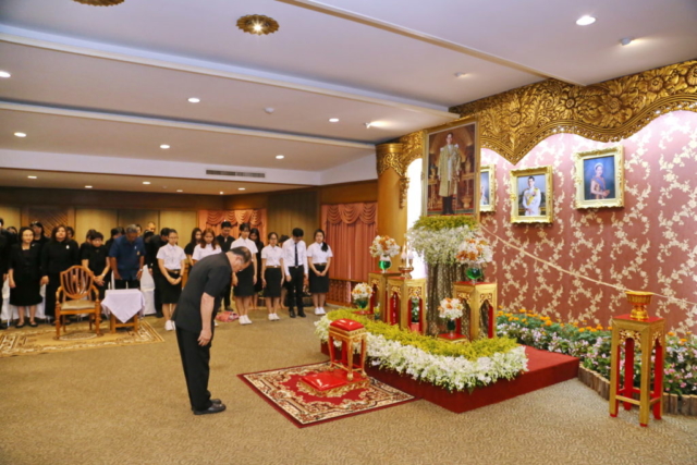 Iบรรยากาศพิธีบำเพ็ญกุศลเนื่องในโอกาสครบ 1 ปี แห่งการสวรรคต