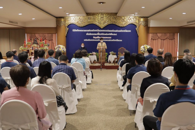 บรรยากาศในพิธีดำหัวนายกสภามหาวิทยาลัย และอธิการบดีมหาวิทยาลัยแม่ฟ้าหลวง ประจำปี 2565