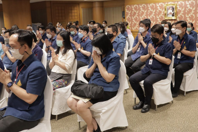 บรรยากาศในพิธีดำหัวนายกสภามหาวิทยาลัย และอธิการบดีมหาวิทยาลัยแม่ฟ้าหลวง ประจำปี 2565