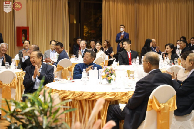 บรรยากาศในงานเลี้ยงรับรองฯ