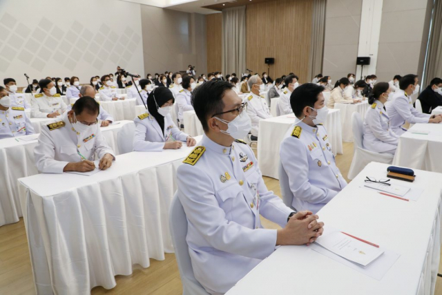 บรรยากาศการแสดงปาฐกถาพิเศษเรื่อง Immuno Oncology