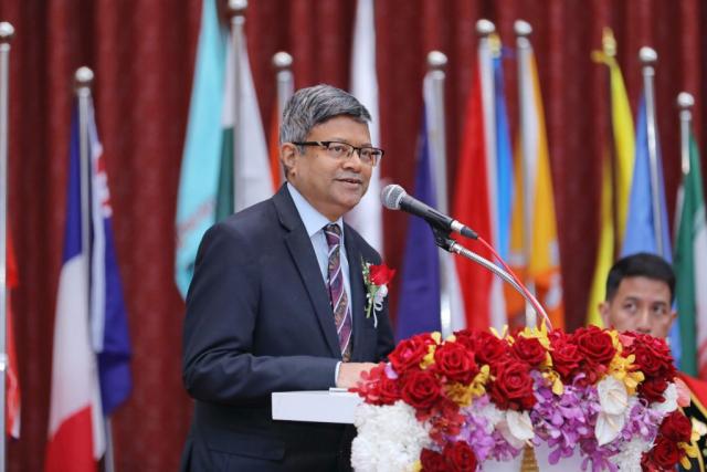 H.E. Mr. Mohammed Abdul Hye เอกอัครราชทูตบังคลาเทศประจำประเทศไทย กล่าวสุนทรพจน์
