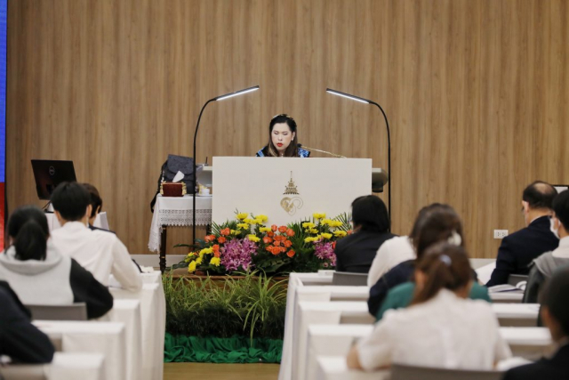 สมเด็จพระเจ้าน้องนางเธอ เจ้าฟ้าจุฬาภรณวลัยลักษณ์ อัครราชกุมารี กรมพระศรีสวางควัฒน วรขัตติยราชนารี ทรงแสดงปาฐกถาพิเศษเรื่อง Oncogenesis