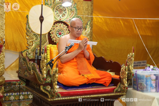 แสดงพระธรรมเทศนา “อานิสงส์กฐิน” 1 กัณฑ์
