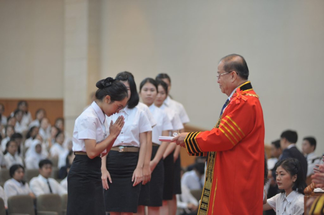 พิธีไหว้ครูและรับเป็นศิษย์ พ.ศ. 2561