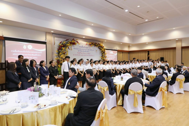บรรยากาศภายในงานเลี้ยงรับรอง