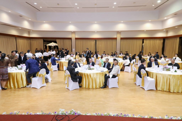 บรรยากาศภายในงานเลี้ยงรับรอง